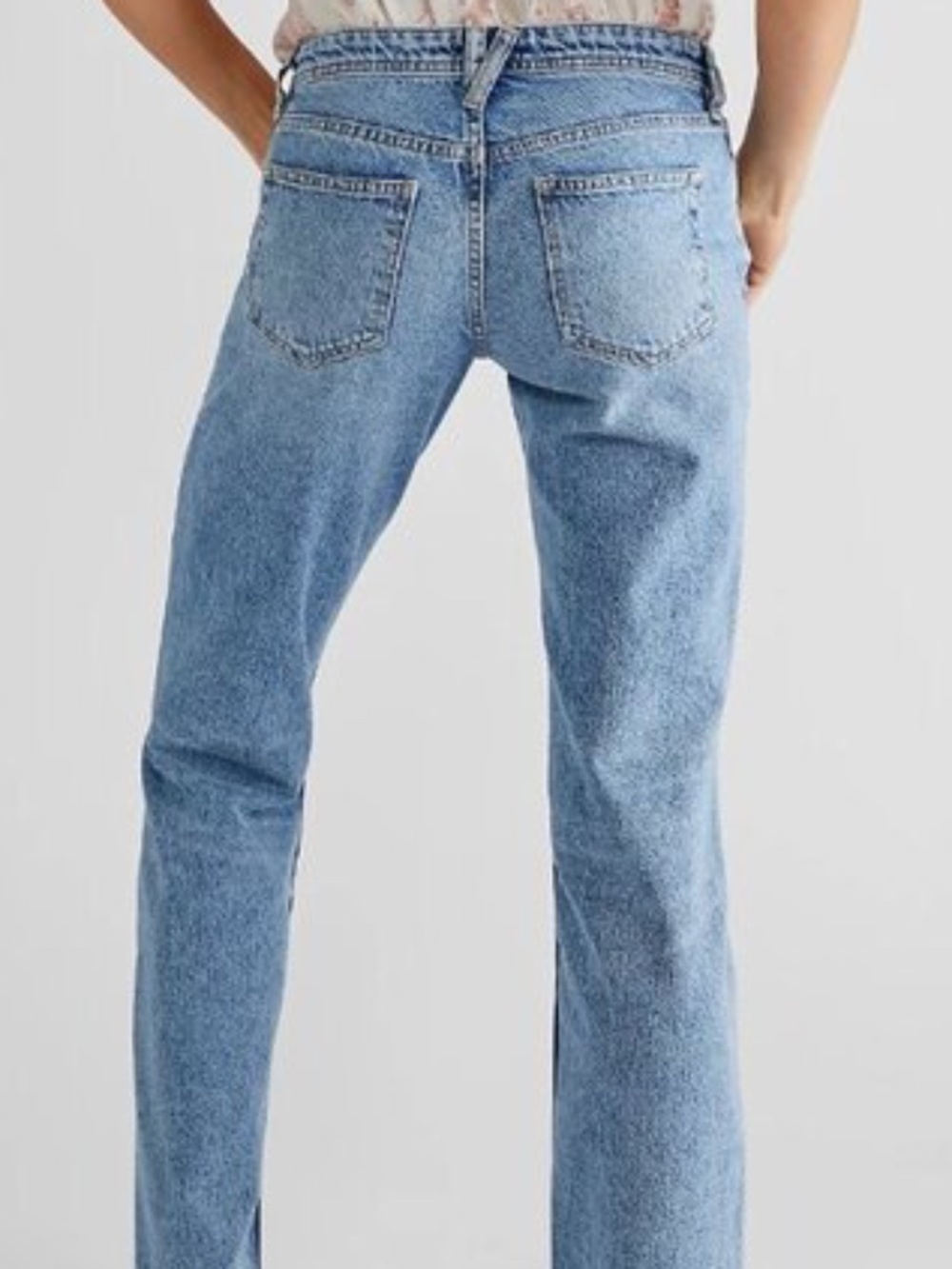 We The Free Light Blue Boyfriend Jeans - Picture 3 of 15
